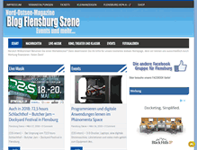 Tablet Screenshot of blog.flensburg-szene.de